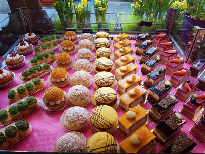 Pâtisseries fabriquées sur place